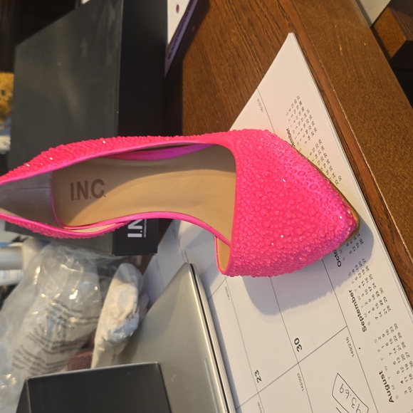INC International Concepts Women's Hot Pink Stiletto Heels - Picture 2 of 5